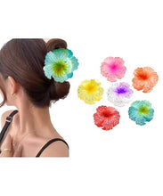 Load image into Gallery viewer, Hibiscus Flowers Acrylic Claw Hair Clip