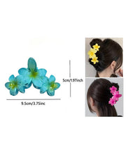 Load image into Gallery viewer, Triple Plumeria Flower Hair Claw Clip