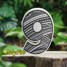 Load image into Gallery viewer, Number "0-1-2-3-4-5-6-7-8-9" Tribal Vinyl Sticker 2 x 3