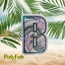 Load image into Gallery viewer, Letter "A-B-C-D-E-F-G-H-I" TribalBlossom Vinyl Sticker 2 x 3