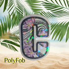 Load image into Gallery viewer, Letter "A-B-C-D-E-F-G-H-I" TribalBlossom Vinyl Sticker 2 x 3