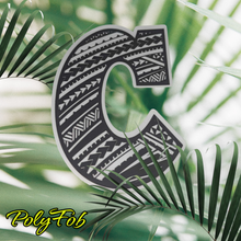 Load image into Gallery viewer, LETTER "A-B-C-D-E-F-G-H-I" TRIBAL VINYL STICKERS 2 x 3