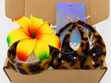 Load image into Gallery viewer, Island Gift Sets – Kaulima, Earrings & Flower