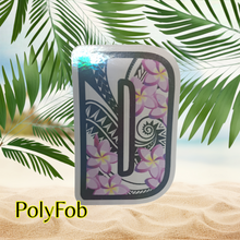 Load image into Gallery viewer, Letter "A-B-C-D-E-F-G-H-I" TribalBlossom Vinyl Sticker 2 x 3