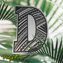 Load image into Gallery viewer, LETTER "A-B-C-D-E-F-G-H-I" TRIBAL VINYL STICKERS 2 x 3