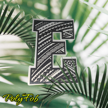 Load image into Gallery viewer, LETTER "A-B-C-D-E-F-G-H-I" TRIBAL VINYL STICKERS 2 x 3