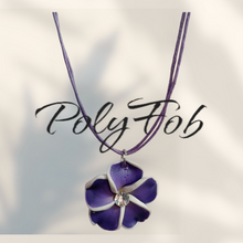 Load image into Gallery viewer, Fimo Flower Necklace 16"
