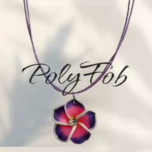 Load image into Gallery viewer, Fimo Flower Necklace 16"