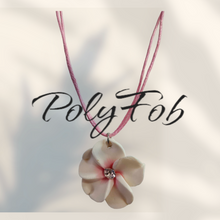 Load image into Gallery viewer, Fimo Flower Necklace 16"