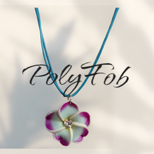 Load image into Gallery viewer, Fimo Flower Necklace 16"