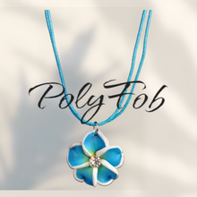 Load image into Gallery viewer, Fimo Flower Necklace 16"