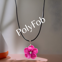 Load image into Gallery viewer, FIMO FLOWER PENDANT NECKLACE