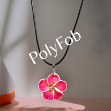 Load image into Gallery viewer, FIMO FLOWER PENDANT NECKLACE