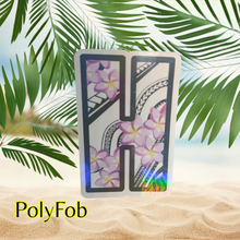 Load image into Gallery viewer, Letter "A-B-C-D-E-F-G-H-I" TribalBlossom Vinyl Sticker 2 x 3