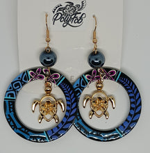 Load image into Gallery viewer, VIBRANT PACIFIC ISLAND STYLE DANGILING EARRINGS WITH PEARL