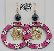 Load image into Gallery viewer, VIBRANT PACIFIC ISLAND STYLE DANGILING EARRINGS WITH PEARL