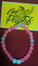 Load image into Gallery viewer, Crystal Stretchy Bracelet with Floral Bead