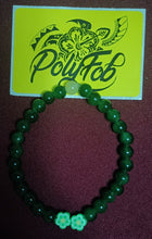 Load image into Gallery viewer, Crystal Stretchy Bracelet with Floral Bead