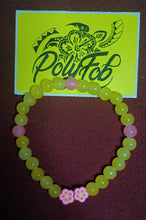 Load image into Gallery viewer, Crystal Stretchy Bracelet with Floral Bead