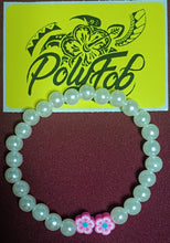 Load image into Gallery viewer, Crystal Stretchy Bracelet with Floral Bead