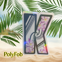 Load image into Gallery viewer, Letter "J-K-L-M-N-O-P-Q-R" TribalBlossom Vinyl Sticker 2 x 3