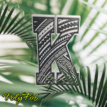Load image into Gallery viewer, LETTER "J-K-L-M-N-O-P-Q-R" TRIBAL VINYL STICKERS 2 x 3