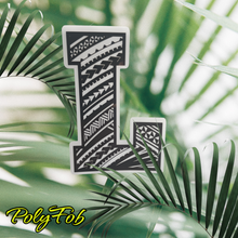 Load image into Gallery viewer, LETTER "J-K-L-M-N-O-P-Q-R" TRIBAL VINYL STICKERS 2 x 3