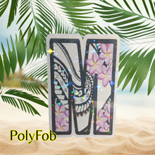 Load image into Gallery viewer, Letter "J-K-L-M-N-O-P-Q-R" TribalBlossom Vinyl Sticker 2 x 3