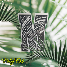 Load image into Gallery viewer, LETTER "J-K-L-M-N-O-P-Q-R" TRIBAL VINYL STICKERS 2 x 3