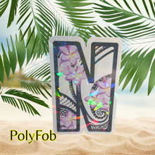 Load image into Gallery viewer, Letter "J-K-L-M-N-O-P-Q-R" TribalBlossom Vinyl Sticker 2 x 3