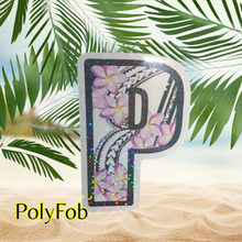 Load image into Gallery viewer, Letter "J-K-L-M-N-O-P-Q-R" TribalBlossom Vinyl Sticker 2 x 3