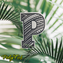 Load image into Gallery viewer, LETTER "J-K-L-M-N-O-P-Q-R" TRIBAL VINYL STICKERS 2 x 3