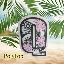 Load image into Gallery viewer, Letter "J-K-L-M-N-O-P-Q-R" TribalBlossom Vinyl Sticker 2 x 3