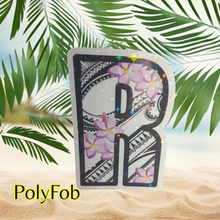Load image into Gallery viewer, Letter "J-K-L-M-N-O-P-Q-R" TribalBlossom Vinyl Sticker 2 x 3