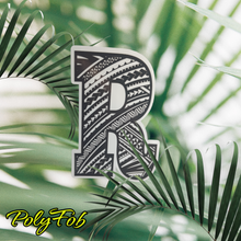 Load image into Gallery viewer, LETTER "J-K-L-M-N-O-P-Q-R" TRIBAL VINYL STICKERS 2 x 3