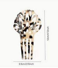 Load image into Gallery viewer, ELEGANT FAUX TURTLE/LEOPARD DESIGN SELU (COMB)