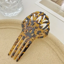 Load image into Gallery viewer, ELEGANT FAUX TURTLE/LEOPARD DESIGN SELU (COMB)