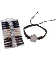 Load image into Gallery viewer, Mother Of Pearl Flower Shell Pendant Adjustable Bracelet