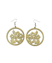 Load image into Gallery viewer, Hibiscus Flower Wooden Earring