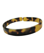 Load image into Gallery viewer, Brown Faux Turtle Shell Bangle