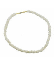 Load image into Gallery viewer, 20" White Rose Clam Shell Necklace