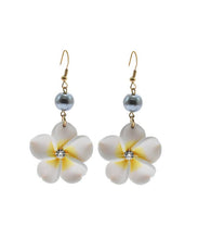 Load image into Gallery viewer, Fimo Flower Earrings