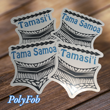 Load image into Gallery viewer, TRADITION POLYNESIA VINYL STICKERS 3 X 4