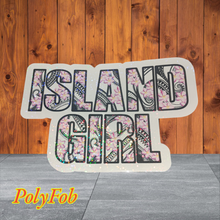 Load image into Gallery viewer, ISLAND GIRL PRINT VINYL STICKERS 3 x 4