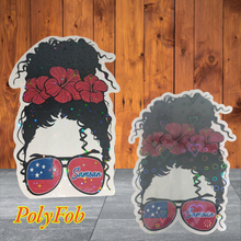 Load image into Gallery viewer, ISLAND GIRL PRINT VINYL STICKERS 3 x 4