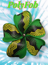 Load image into Gallery viewer, TRIBAL PLUMERIA SWIRL HAIR CLIP