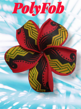 Load image into Gallery viewer, TRIBAL PLUMERIA SWIRL HAIR CLIP