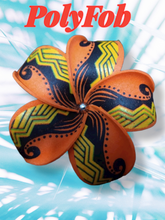 Load image into Gallery viewer, TRIBAL PLUMERIA SWIRL HAIR CLIP