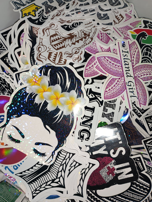 Unveiling Tribal Magic: The Holographic Vinyl Sticker Extravaganza at PolyFob Creations!