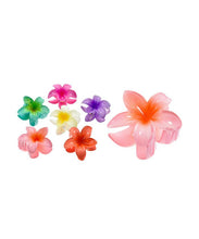 Load image into Gallery viewer, Acrylic Plumeria Flower Hair Clip
